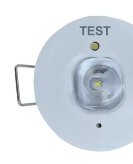 Svietidlá Greenlux LED Núdzové podhľadové svietidlo GATRION LED/1W/230V 6000K 