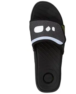 obuv Pánske plavecké šľapky Slap 900 Soft čierno-žlté