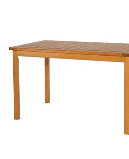 Záhradné stoly MOUL121 drevený záhradný stôl, tik