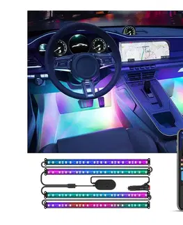Svietidlá Govee Govee - Smart LED pásiky do auta - RGBIC 
