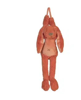 Hudobné hračky HAPPY HORSE - Hudobný Králiček Richie oranžový veľkosť: 34 cm