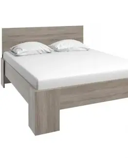 Dvojlôžkové postele Posteľ  Montana L1 hľuzový dub