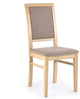 Čalúnené stoličky Stolička Sylwek 1 drevo/tkanina sonoma/inari 23