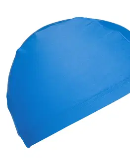 čiapky Plavecká látková čiapka modrá