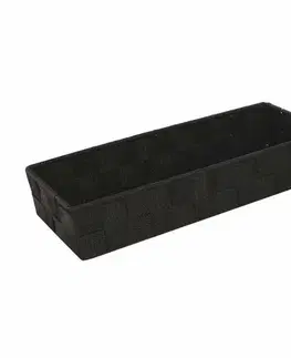 Úložné boxy Compactor Úložný organizér do zásuvky L TEX, 30 x 12 x 7 cm, hnedá