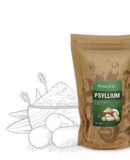 Vitamíny, minerály a doplnky stravy Protein & Co. Psyllium – 120 kapsúl