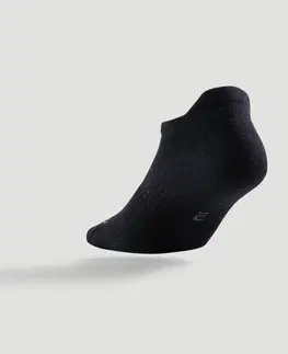 bedminton Športové ponožky RS 500 nízke 3 páry čierne