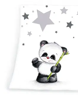 Detské deky Herding detská deka Fynn Star Panda, 75 x 100 cm