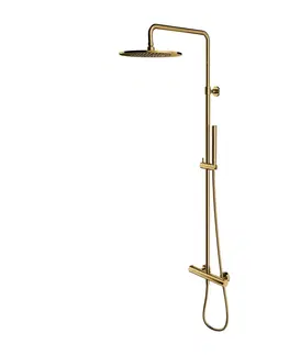 Sprchy a sprchové panely OMNIRES - Y termostatický sprchový stĺp zlatá /GL/ Y1244SUGL