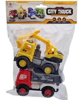 Hračky - dopravné stroje a traktory LAMPS - Stavebné autá sada 2ks