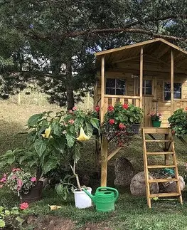 Detské záhradné drevené domčeky ASKO Detský domček GEORGE
