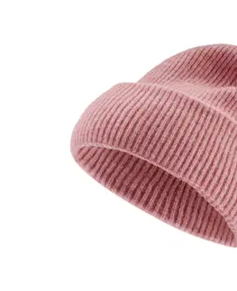 Hats Pletená čiapka s vlnou, ružová