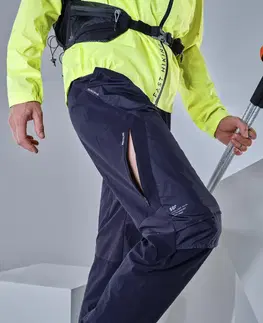 nohavice Pánske nohavice FH900 na rýchlu turistiku ultraľahké modré