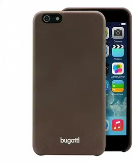 Puzdrá na mobilné telefóny Zadný kryt Bugatti SoftCover Nice pre Apple iPhone 6 Plus, hnedá 08781