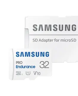 Pamäťové karty Samsung PRO Endurance Micro SDHC 32 GB , SD adaptér