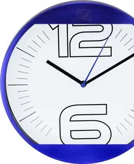 Hodiny Nástenné hodiny MPM, 2487.30 - modrá, 25cm