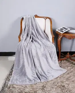 Jednofarebné deky Deka Laguna 130x170 šedá