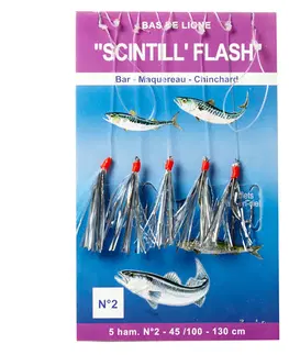 rybolov Nadväzec Scintll'flash 5 háčikov č. 2 na morský rybolov