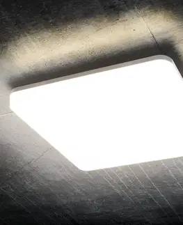 Vonkajšie stropné svietidlá Heitronic Stropné LED svietidlo Pronto, hranaté, 28 x 28 cm