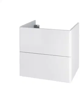 Kúpeľňový nábytok MEREO - Siena, kúpeľňová skrinka 60 cm, biela lesk CN410S