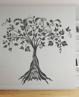 Nálepky na stenu Nálepka na stenu - Ornamentový strom