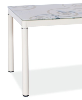 Jedálenské stoly TAMAR jedálenský stôl 80x60, krémový