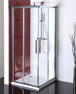 Sprchové dvere POLYSAN - LUCIS LINE štvorcová sprchová zástena 900x900, číre sklo DL1615