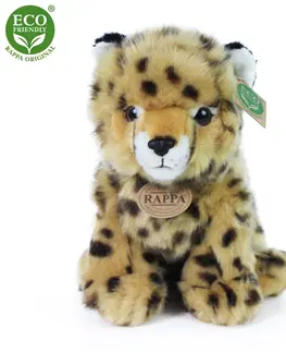 Plyšové hračky RAPPA - Plyšový gepard sediaci 25 cm ECO-FRIENDLY