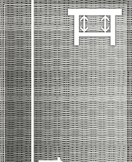 Stolčeky DEOKORK Ratanový stôl výsuvný jedálenský/odkladací 150 x 80 cm BORNEO LUXURY (hnedá)