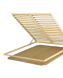 Rošty do postelí KONDELA Basic Flex 3-zónový lamelový rošt 160x200 cm brezové drevo