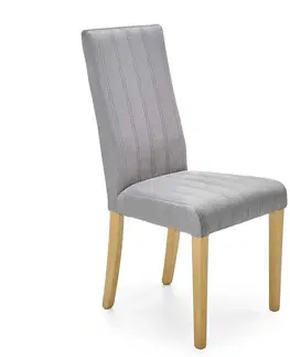 Čalúnené stoličky Stolička Diego 3 drevo/velvet dub/monolith 85 47x59x99