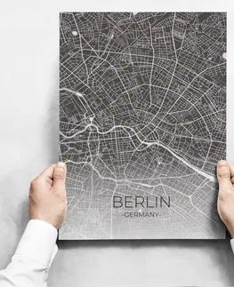 Moderné obrazy Obrazy na stenu - Map Of Berlin II