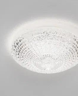 Stropné svietidlá Reality Leuchten Pološkrupinové stropné LED svietidlo Kuma