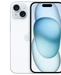 Mobilné telefóny Apple iPhone 15 128GB, modrá MTP43SXA