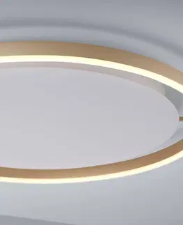 Stropné svietidlá JUST LIGHT. LED stropné svietidlo Ritus, Ø 58,5 cm, matná mosadz