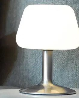 Stolové lampy Paul Neuhaus Malá stolná LED lampa Till dotykový stmievač oceľ