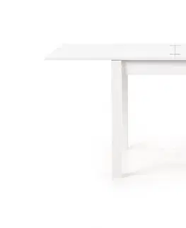 Jedálenské stoly HALMAR Gracjan rozkladací jedálenský stôl biela