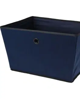 Úložné boxy Textilný úložný kôš 39 x 30 x 24 cm, modrá