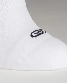 ponožky Set detských bežeckých ponožiek Kiprun 500 Inv čierne a biele 2 páry