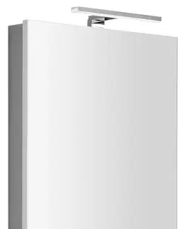 Kúpeľňový nábytok SAPHO - GRETA galérka s LED osvetlením, 50x70x14cm, biela matná GT050-0031