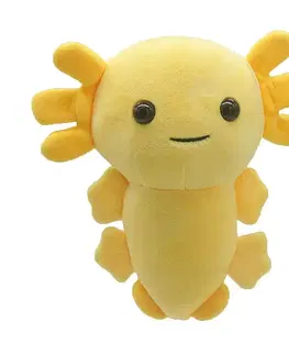 Plyšové hračky COZY NOXXIEZ - Axolotl žltý - plyšový vodní dráček 21 cm