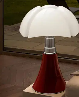Stolové lampy Martinelli Luce Martinelli Luce Pipistrello – stolná lampa červená