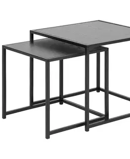 Konferenčné stolíky s úložným priestorom Konferenčný stolík ash black 91851