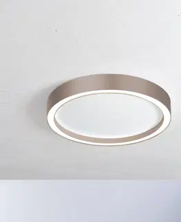 Stropné svietidlá BOPP Stropné svietidlo Bopp Aura LED Ø 40 cm biela/taupe