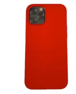Puzdrá na mobilné telefóny Devia kryt Nature Series Silicone Case pre Apple iPhone 12/12 Pro, červené 6938595324796