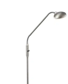 Stojace lampy Moderné stojace oceľové svietidlo vrátane LED - Eva