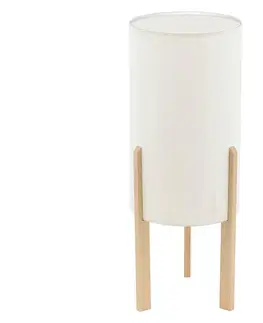 Lampy Eglo Eglo 97891 - Stolná lampa CAMPODINO 1xE27/60W/230V výška 400mm biela 