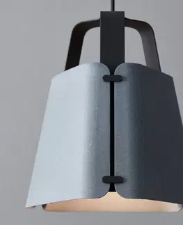 Závesné svietidlá Belid Závesná lampa Fold, betónový povrch, 33,3 cm