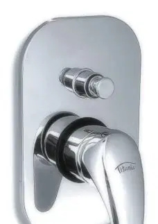 Kúpeľňové batérie NOVASERVIS - Vaňová sprchová batéria s prepínačom Titania Lux chróm 91050R,0