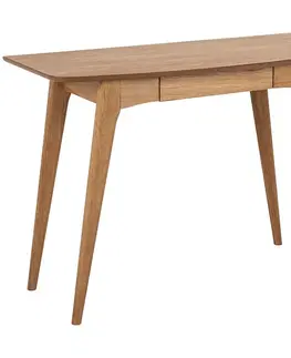 Moderné kancelárske stoly Písací Stôl oak oiled